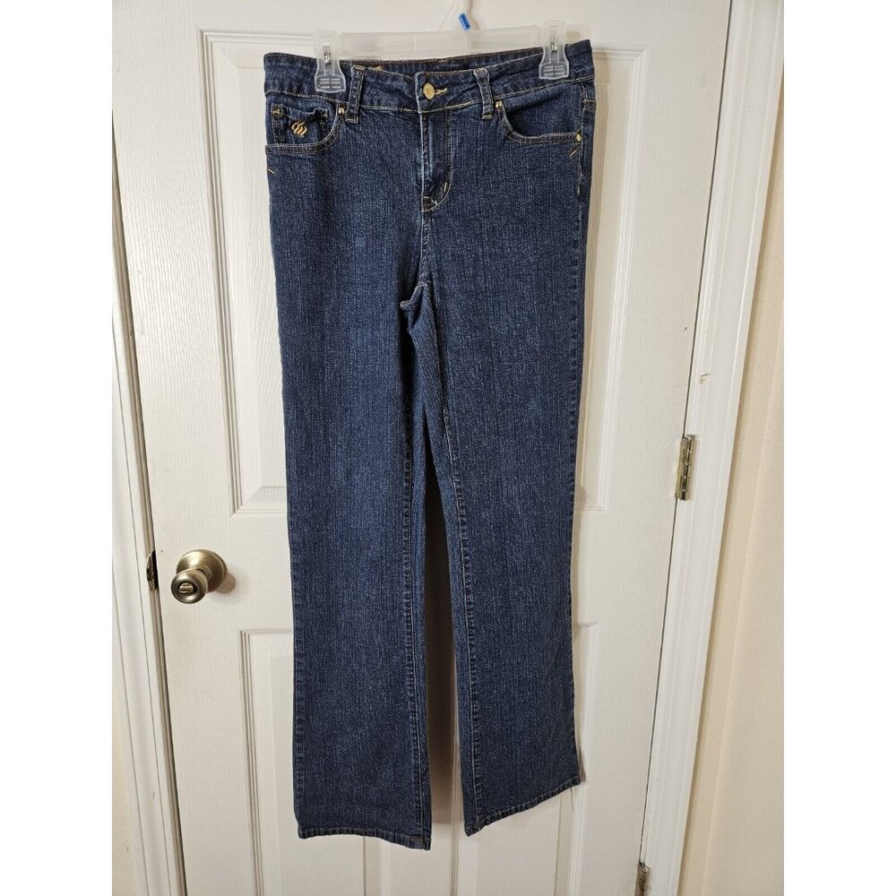 ROCAWEAR Vtg 90s Womens Juniors Blue Distressed skinny  Denim Jeans 12x32